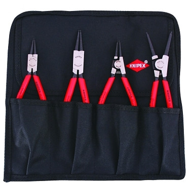 Knipex Internal/External Snap Ring Pliers Set, Straight .035-.070 in Tips (1 ST / ST)