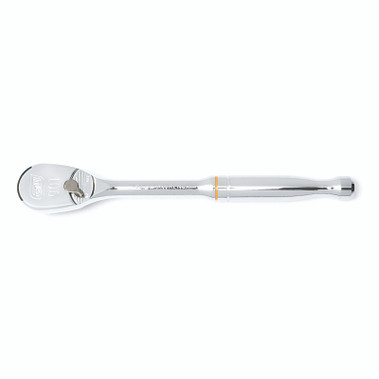 GEARWRENCH 90T Ratchet, Tear Drop, 3/8 in Drive, 8.39 in OAL, Alloy Steel, Full Polish Chrome, Standard Handle (1 EA / EA)