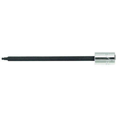 Proto Extra Long Hex Ball Socket Bits, 3/8 in Drive, 1/4 in Tip (1 EA / EA)