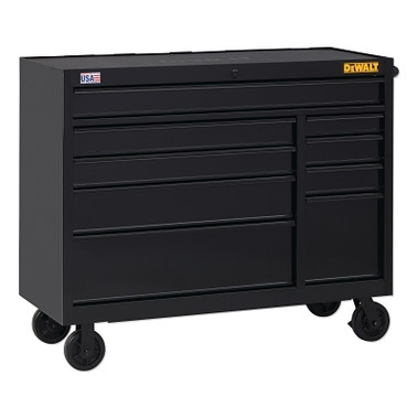 DeWalt 900 Series Rolling Tool Cabinet, 52 in Wide, 9-Drawer, Black (1 EA / EA)