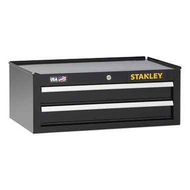 Stanley 300 Series Middle Tool Chest, 26 in, 2-Drawer, Black (1 EA / EA)