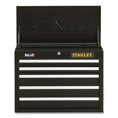 Stanley Stanley 300 Series Top Tool Chest, 26 in, 5-Drawer, Black (1 EA / EA)