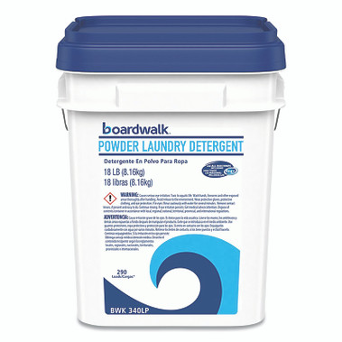 Boardwalk Laundry Detergent Powder, 18 lb, Pail, Crisp Clean (1 EA / EA)