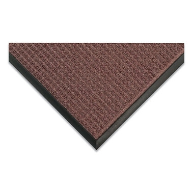 NoTrax Guzzler Scraping and Moisture Trap Entrance Mat, 3/8 in x 3 ft W x 4 ft L, Polypropylene/Rubber, Burgundy (1 EA / EA)