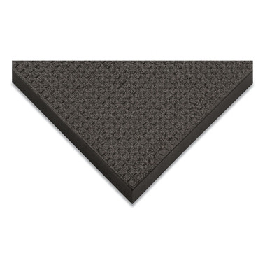 NoTrax Guzzler Scraping and Moisture Trap Entrance Mat, 3/8 in x 3 ft W x 4 ft L, Polypropylene/Rubber, Charcoal (1 EA / EA)