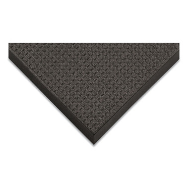 NoTrax Guzzler Scraping and Moisture Trap Entrance Mat, 3/8 in x 4 ft W x 6 ft L, Polypropylene/Rubber, Charcoal (1 EA / EA)