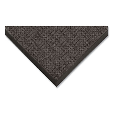 NoTrax Guzzler Scraping and Moisture Trap Entrance Mat, 3/8 in x 4 ft W x 10 ft L, Polypropylene/Rubber, Charcoal (1 EA / EA)