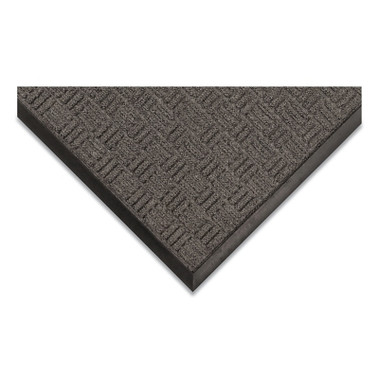 NoTrax Portrait Debris and Moisture Catch Entrance Mat, 3/8 in x 4 ft W x 6 ft L, Tufted Loop-Pile Yarn, Rubber, Charcoal (1 EA / EA)