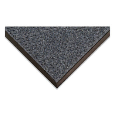 NoTrax Opus Debris and Moisture Trapping Entrance Mat, 3/8 in x 3 ft W x 4 ft L, Tufted Loop Pile, Rubber, Slate Blue (1 EA / EA)