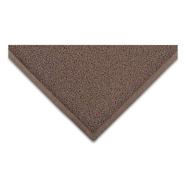 NoTrax Wayfarer Quick-Dry Spaghetti Entrance Mat, 3/8 in x 3 ft W x 5 ft L, Vinyl Looped/Backing, Brown (1 EA / EA)