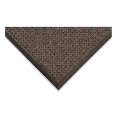 NoTrax Water Master Rubber Backed Carpet Entrance Mat, 3/8 in x 3 ft W x 5 ft L, Tufted Yarn, Rubber, Charcoal (1 EA / EA)