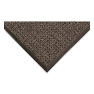 NoTrax Water Master Rubber Backed Carpet Entrance Mat, 3/8 in x 4 ft W x 6 ft L, Tufted Yarn, Rubber, Charcoal (1 EA / EA)