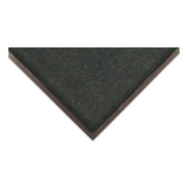 NoTrax Atlantic Olefin Stain Resist Carpet Entry Mat, 3/8 in x 3 ft W x 5 ft L, Decalon/Olefin Tufted Cut Pile, Vinyl, Forest Grn (1 EA / EA)