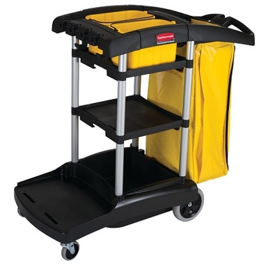 Rubbermaid Commercial BLACK HIGH CAPACITY CLEANING CART (1 EA / EA)