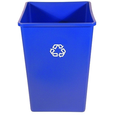 Rubbermaid Commercial Recycling Containers, 35 gal, Blue (1 EA / EA)