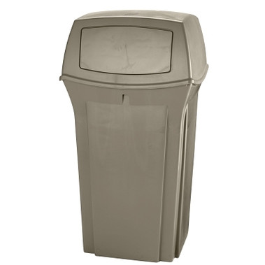 Rubbermaid Commercial Ranger Containers, 35 gal, Black (1 EA / EA)