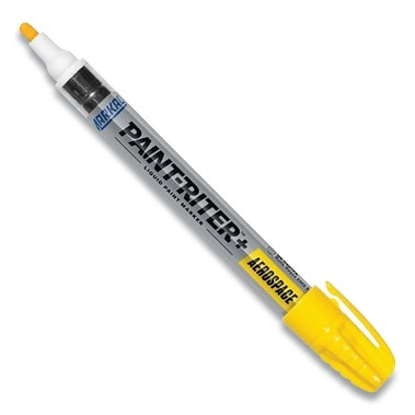 Markal Paint-Riter+ Aerospace Paint Marker, Yellow, 3 mm, Medium Tip (12 EA / DZ)