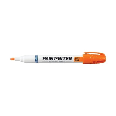 Markal Paint-Riter Water-Based Paint Marker, Orange, 1/8 in, Medium Tip (12 EA / BX)