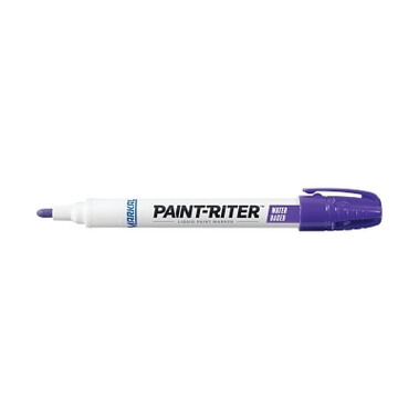 Markal Paint-Riter Water-Based Paint Marker, Purple, 1/8 in, Medium Tip (12 EA / BX)