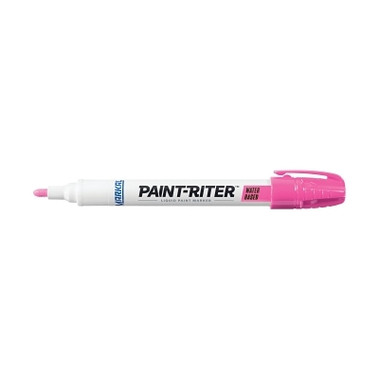 Markal Paint-Riter Water-Based Paint Marker, Pink, 1/8 in, Medium Tip (12 EA / BX)