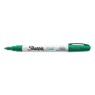 Sharpie Oil Based Paint Marker, Green, Fine, Fine Bullet (12 EA / DZ)