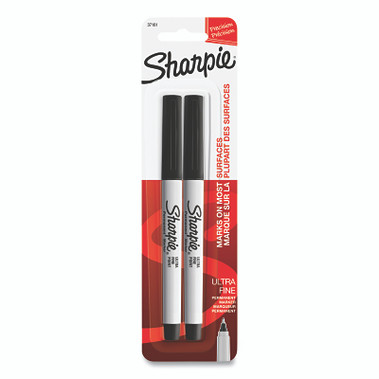 Sharpie Ultra Fine Tip Permanent Marker, Black, Narrow (6 ST / BX)