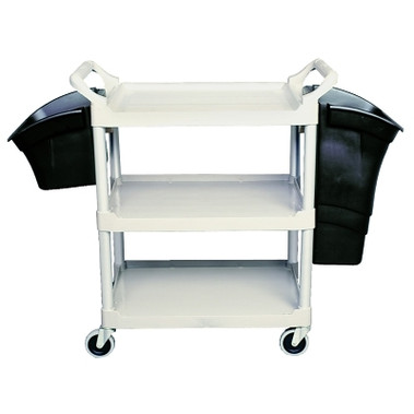 Rubbermaid Commercial Utility/Service Carts, 200 lb, 33 5/8 X 18 5/8 X 37 3/4h, Off-White (1 EA / EA)
