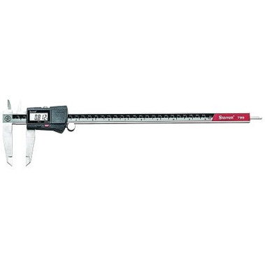 L.S. Starrett EC799 Series Electronic Caliper, 0 to 12 in Range, Stainless Steel, 0.0005 in Resolution (1 EA / EA)