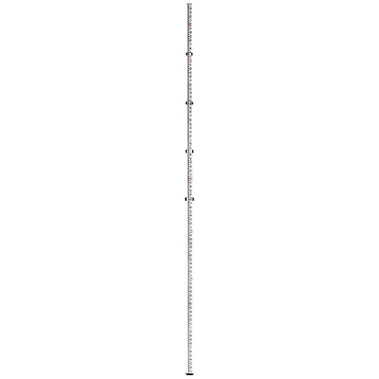 Bosch Power Tools Telescoping Leveling Grade Rod, 16 ft, Aluminum, White (1 EA / EA)