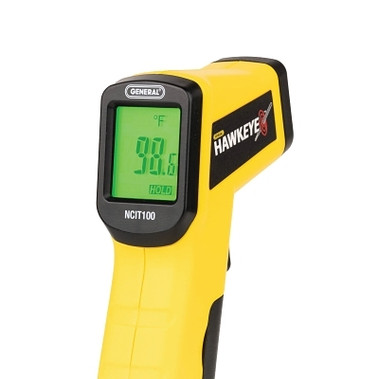 General Tools Hawkeye Non-Contact Infrared Thermometer for Human Temperature Reading, 91.4Â° F to 109.4Â° F Temperature Range (1 EA / EA)