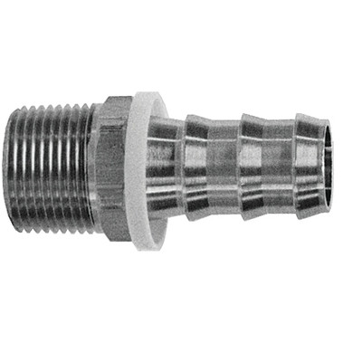 Dixon Valve Barbed Push-On Hose Fittings, 1/2 in x 1/4 in (NPT) (25 EA / BOX)