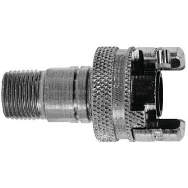 Dixon Valve Dual Lock Quick Acting Couplings,  1/2 in x 1/2 in (NPT), Male Coupling (1 EA / EA)