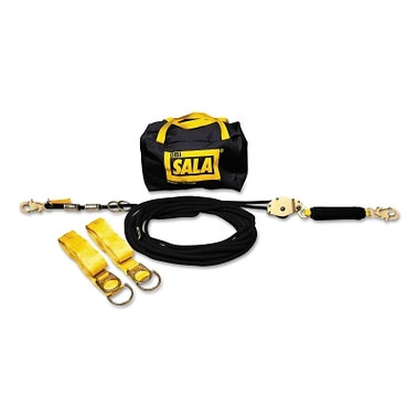 DBI-SALA Sayfline Synthetic Horizontal Lifeline Systems, 100ft, Tie-Off Adaptors/Bag (1 EA / EA)