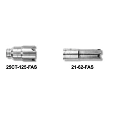 Tweco Flat Arc Spot Nozzles, 5/8 in, For Mini & No. 1 150A Guns (1 EA / EA)