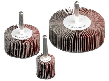 CGW Abrasives Flap Wheels, 2 1/2 in x 1 in, 120 Grit, 20,000 rpm (10 EA/BOX)