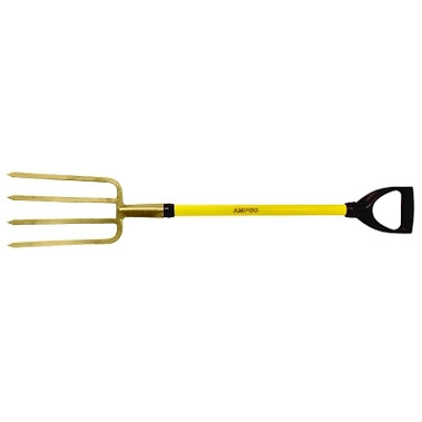 Ampco Safety Tools Garden Forks, Non-Sparking/Non-Magnetic, 7 in w (1 EA / EA)