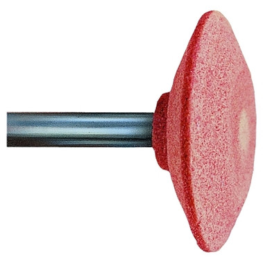 Pferd Series A Steel Edge Mounted Point Abrasive Bit, A36, 1-5/8 in Outer dia, 1/4 in Shank dia, 60 Grit, O (5 EA / BOX)