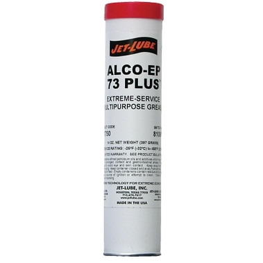Jet-Lube Alco-Ep-73 Plus Extreme Service Multi-Purpose Grease, 14 oz, Cartridge (10 CTG / CTN) Jet-Lube Alco-Ep-73 Plus Extreme Service Multi-Purpose Grease, 14 oz, Cartridge (10 CTG / CTN)
