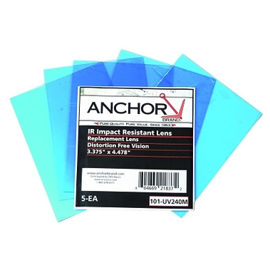 Anchor Brand Cover Lens, 100% Polycarbonate, Miller, Outside Cover Lens, 12 7/8 in x 1 1/2 in (1 PK / PK)