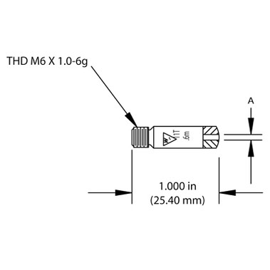 Tweco Mig Contact Tip, 0.035 in Wire, 0.044 in Tip, 16ST (1 EA / EA)