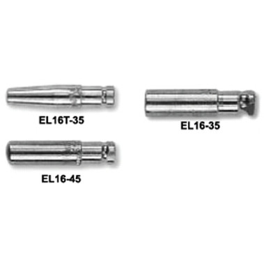 Tweco Eliminator Style Contact Tip, 0.035 in Wire, 0.044 in Tip, Standard, EL16 (1 EA / EA)