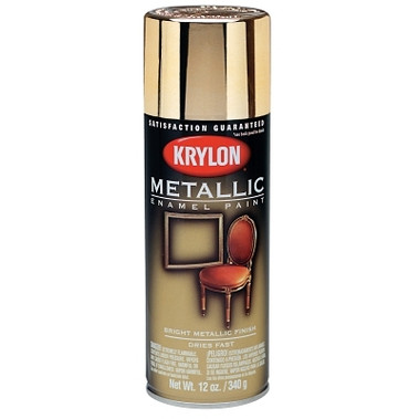 Krylon Metallic Paints, 11 oz Aerosol Can, Silver Metallic, Metallic (6 CAN / CS)