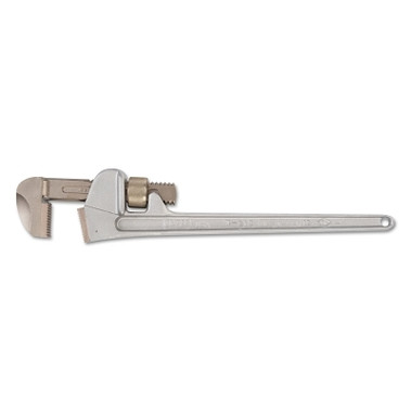 Ampco Safety Tools Aluminum End Pipe Wrenches, 90Ã‚Â° Head Angle, Bronze Body Jaw, 36 in (1 EA / EA)