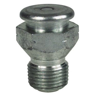 Alemite Button Head Fittings, Straight, 1 15/16 in, Male/Male, 3/8 in (NPTF) (1 EA / EA)