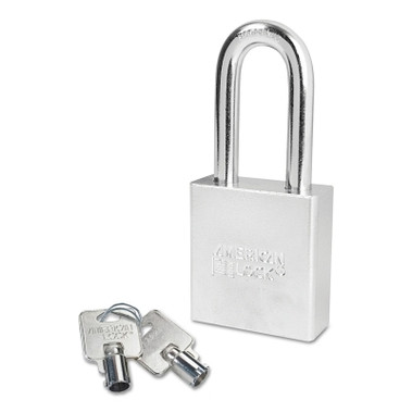 American Lock Steel Padlocks (Square Body w/Tubular Cylinder), 3/8 in Diam., 2 in Long (6 EA / BOX)