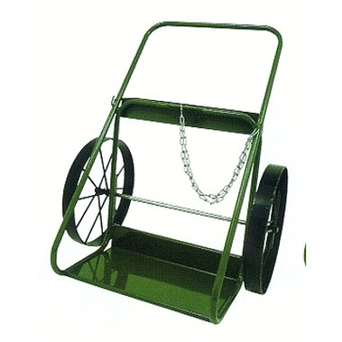 Saf-T-Cart 400 Series Carts, Holds 9.5"-12.5" dia. Cylinders, 20 in Steel Wheels, 33" W (1 EA / EA)