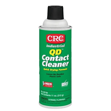 CRC QD Contact Cleaner, 11 oz Aerosol Can, Hydrocarbon-Like Odor, NSF P1 Registered (12 CN / CA)