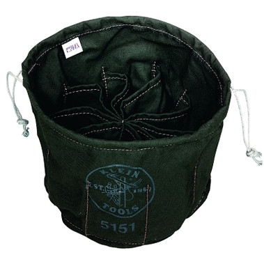 Klein Tools Ten-Compartment Drawstring Bags, 10 Compartments (1 EA / EA)