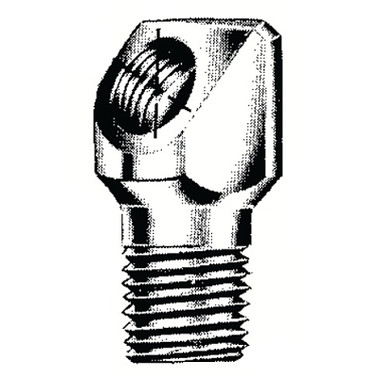 Alemite Elbow Bodies, Elbow - 90Ã‚Â°, 1 3/16 in, Male/Female, 1/4 in (PTF) (500 EA / BX)