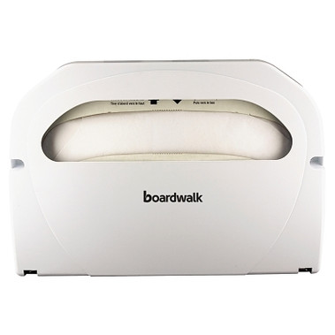 Boardwalk Wall-Mount Toilet Seat Cover Dispenser, Plastic, White (1 EA / EA)